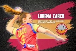 Lorena Zarco, formada en el Club Balonmano Burjassot, convocada por la Selección Nacional absoluta