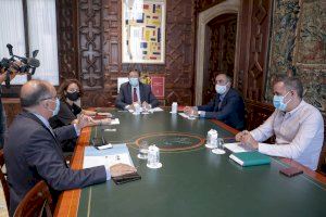 Ximo Puig se reúne con la delegación que ha trasladado al Gobierno central los proyectos de la Estrategia Valenciana de Recuperación ante el reto de aprovechar una "oportunidad histórica"