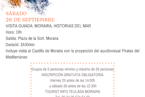 Teulada Moraira celebra el Dia Mundial del Turisme amb visites guiades presencials i virtuals