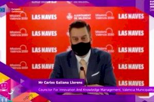 Galiana opta por el ‘playback’ para defender a Valencia como Capital Europea de la Innovación
