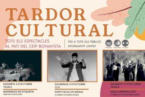 El Ayuntamiento de Alaquàs presenta la programación cultural para los meses de octubre y noviembre con actividades al aire libre para todos los públicos