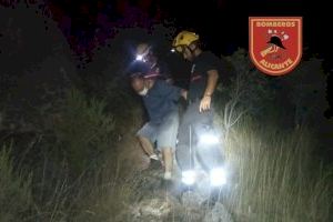 Rescatan de madrugada a dos excursionistas atrapadas en la sierra de Fontcalent en Alicante