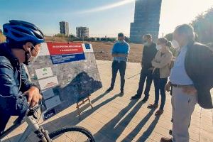 Obras Públicas sigue avanzando en la ejecución de las obras de la nueva vía ciclopeatonal entre l'Horta Sud y la ciudad de València