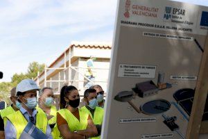 Mollà: 'La reforma integral de la depuradora de Villena eliminará malos olores y proporcionará agua recuperada de calidad para los regantes'