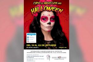La Concejalía de Juventud de Benidorm ofrece un curso de maquillaje para Halloween