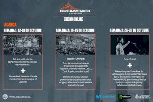 DreamHack Valencia será 100% digital con competiciones online, una feria virtual y el primer Congreso Profesional del Videojuego
