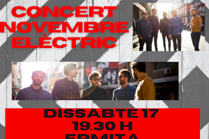 L’Alcúdia de Crespins ofereix aquest dissabte un concert del grup valencià Novembre Elèctric