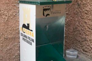 Paterna pone en marcha una prueba piloto con tolvas-comederos para alimentar a las colonias felinas