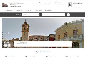 La biblioteca de Algemesí pone en marcha su nueva página web