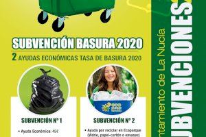 Mañana finaliza el plazo de la Subvención de la Basura y Reciclaje en La Nucía