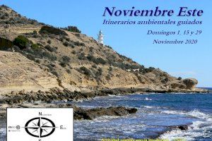 El Ayuntamiento de Alicante lanza el programa de senderos “Noviembre Este” entre el Benacantil y el Cabo de la Huerta