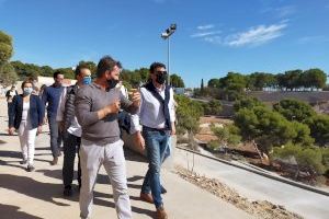 Barcala resalta el compromiso municipal para recuperar el Monte Tossal como el gran ‘pulmón verde’ del centro de Alicante