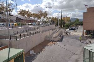 Aspe inaugura el nuevo acceso peatonal de sus instalaciones deportivas