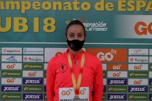La torrentina Claudia Rubio se proclama subcampeona de España juvenil en triple salto