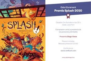 El Festival del Cómic de la Comunidad Valenciana Splash celebra la Gala de Entrega de Premios 2020