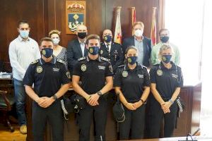 Los nuevos policías locales de la Vila Joiosa toman posesión de su cargo