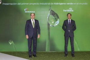 Iberdrola y Fertiberia sitúan a España a la vanguardia del hidrógeno verde en Europa: proyectan 800 MW, con una inversión de 1.800 millones hasta 2027