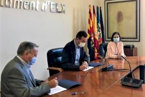 El Ayuntamiento de Elche garantiza la conservación del patrimonio hidráulico a través de un convenio con la Acequia Mayor del Pantano