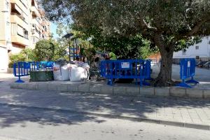 El Ayuntamiento de la Vila Joiosa comienza los arreglos de mejora en el parque Catedrático Eduardo Soler
