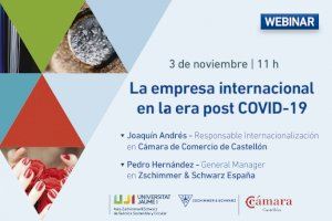 L'UJI i Zschimmer & Schwarz España organitzen un webinar la situació de les empreses internacionals en l'era post COVID-19