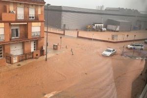 Alerta roja por el temporal en el litoral sud de Valencia