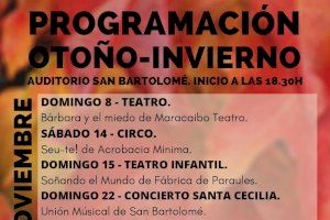 San Bartolomé presenta la programación cultural de otoño/invierno