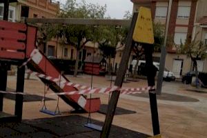 Xilxes tanca els parcs infantils per a vetlar pel benestar de la ciutadania