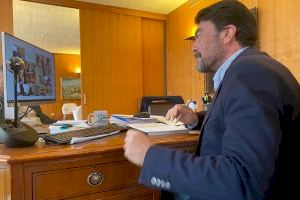 El alcalde pide a Sanidad más información, más completa y más inmediata sobre la evolución del Covid en Alicante