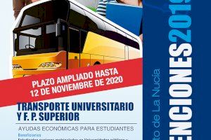 Finaliza el plazo para la subvención de Transporte Universitario