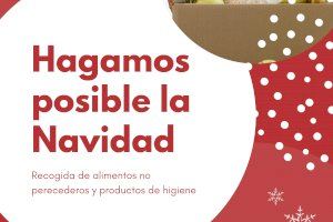 El PP de Llíria inicia una campanya solidària de recollida d'aliments no peribles i productes d'higiene