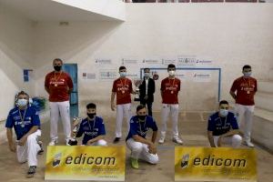 Onda y Algímia d’Alfara, campeones en Segunda y Tercera del Interpobles en trinquet