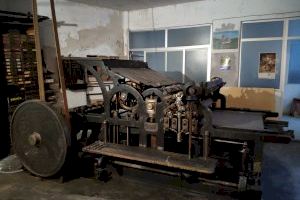 Xàtiva amplia su patrimonio con la adquisición de las máquinas de la antigua imprenta de Blai Bellver