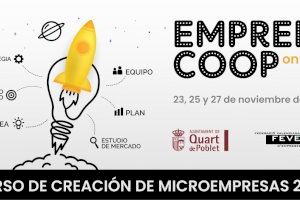 El Ayuntamiento de Quart de Poblet organiza el curso de Creación de Microempresas 2020