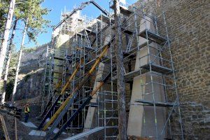 Avanzan las obras de rehabilitación de las torres de Sant Francesc y La Pardala