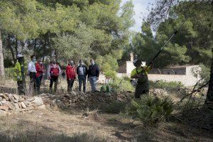 La Diputación coordina en l'Alcora la creación de un cortafuegos que evite la propagación de incendios en la urbanización de ‘El Pantano’