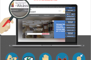 El portal web del Ayuntamiento de Alcàsser, accesible a toda la ciudadanía