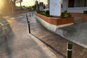 El Ayuntamiento de Alcalà-Alcossebre ejecuta obras de mejora de accesibilidad y construcción y reparación de aceras