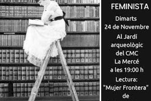Lectura de Mujer Frontera de Helena Maleno en el ‘Club de lectura feminista’ en el CMC la Mercé de Burriana