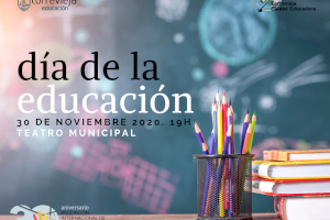 El lunes, 30 de noviembre, el Teatro Municipal de Torrevieja acoge la celebración del Día de la Educación