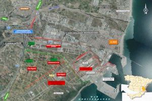 Adif avanza con las obras de renovación del ramal de acceso ferroviario al puerto de Sagunto