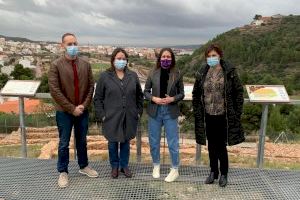 La Diputación y el Ayuntamiento de la Vall d'Uixó trabajarán para potenciar como recurso turístico el poblado íbero de Sant Josep