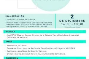 L’alcaldessa Eva Sanchis participarà en el seminari “Identitat SIPAM, un valor afegit per a les iniciatives agroalimentàries” de la UPV València