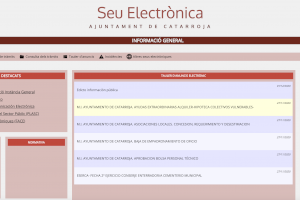 L’Ajuntament de Catarroja actualitza i dóna major accessibilitat a la seua seu electrònica