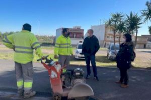 Massamagrell continúa la remodelación de las aceras del Barrio de la Magdalena con una inversión de 48.000 euros