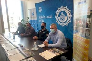 La Policía Local de Elche participa en las fotos del calendario benéfico 2021 de Aspanias