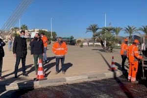 El Ayuntamiento de Elche inicia en el Pont del Bimil.lenari un plan de mejora del asfaltado dotado de 2,5 millones de euros