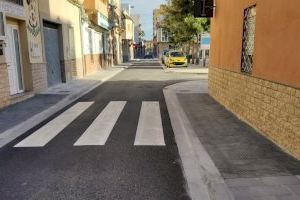 Finalitzen les obres dels carrers Espronceda i Nueva del Port de Sagunt