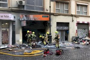 Fallece por quemaduras graves una persona en el incendio de una tienda de antigüedades en Valencia