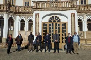 La direcció de Global Omnium visita el palauet de Nolla de Meliana
