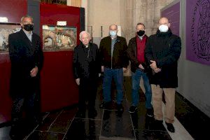 El Cardenal bendice en la Catedral una exposición de dioramas con escenas del nacimiento de Jesús